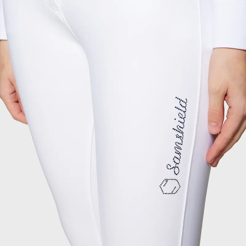 Samshield FW25 Adele Premium Knee Grip White Cosmic Nights-1