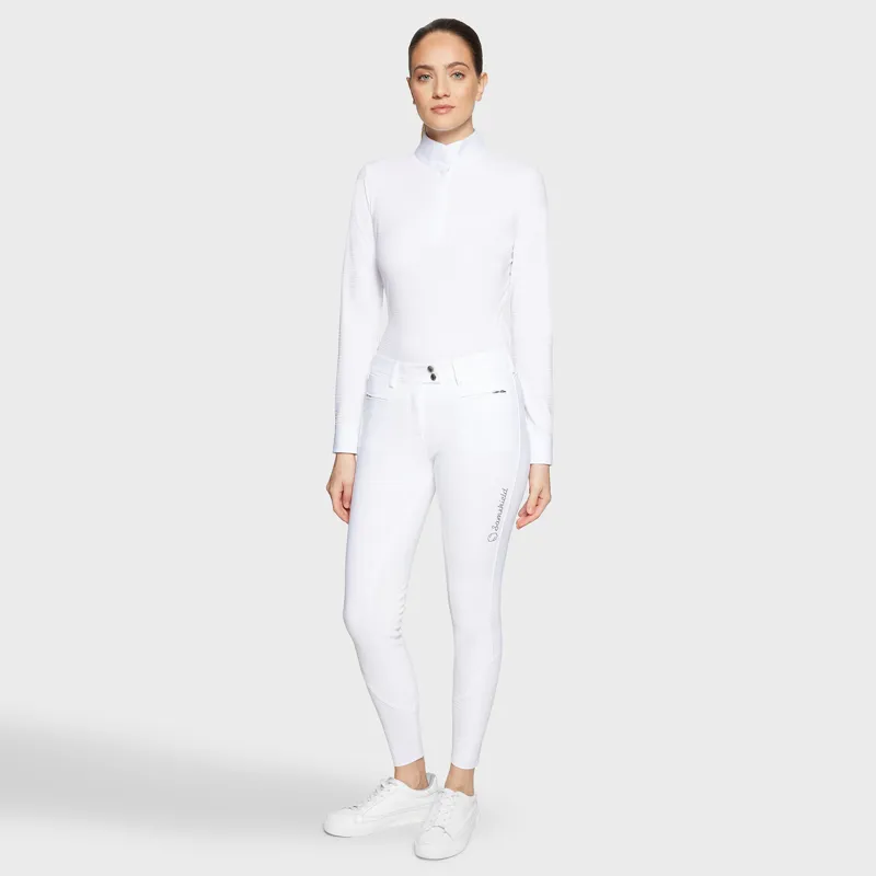 Samshield FW25 Adele Premium Knee Grip White Cosmic Nights