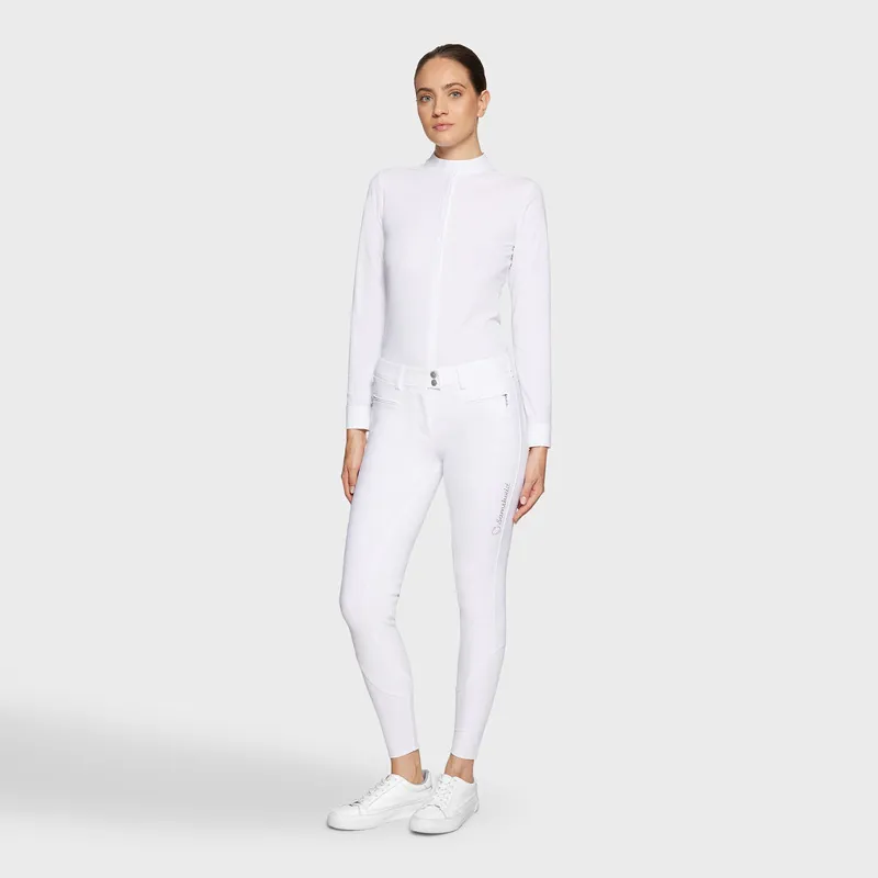 Samshield Adele Premium Knee Grip Breeches White