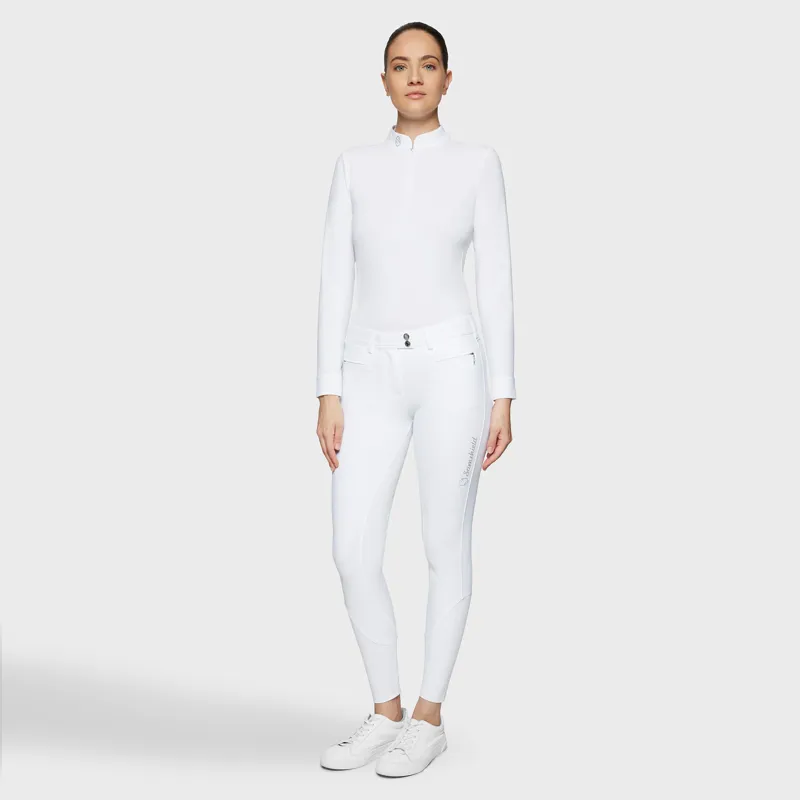 Samshield FW25 Adele Premium Knee Grip White Holo