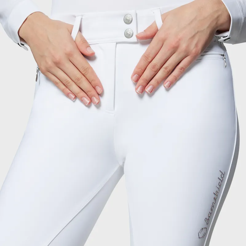 Samshield FW25 Capucine Knee Grip Breeches White-2
