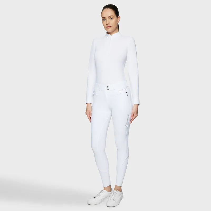 Samshield FW25 Capucine Knee Grip Breeches White