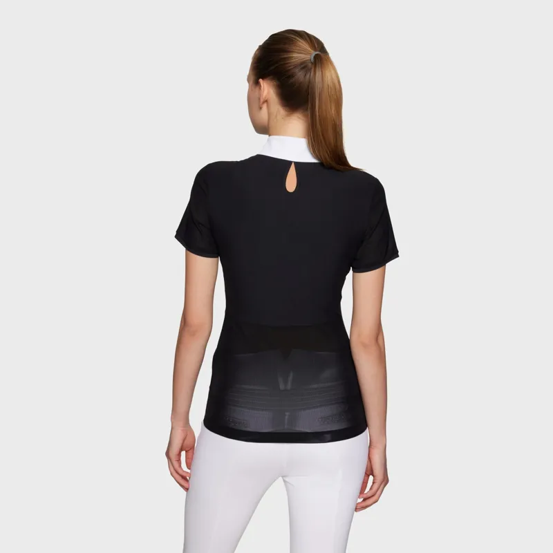 Samshield Roxy Premium Short Sleeve Shirt Mesh Black-1