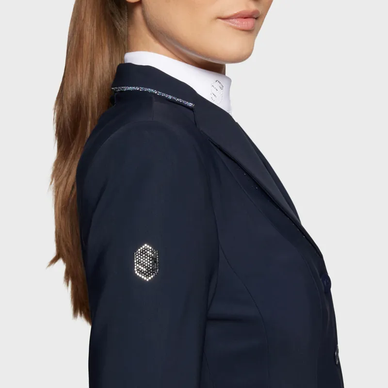 Samshield Victorine Crystal Fabric Jacket Navy-2