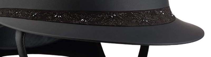 Samshield 2.0 Miss Paint Matt Black with Spring Flower Band -1