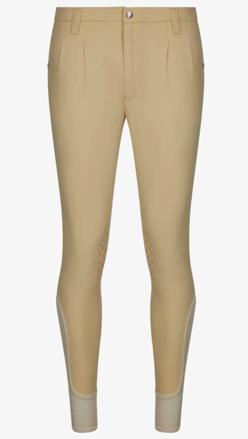 Elite Mens Classic Pleated Breech Beige