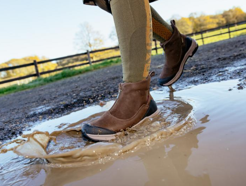 Le Mieux Trex Waterproof Zip Boots Brown-2