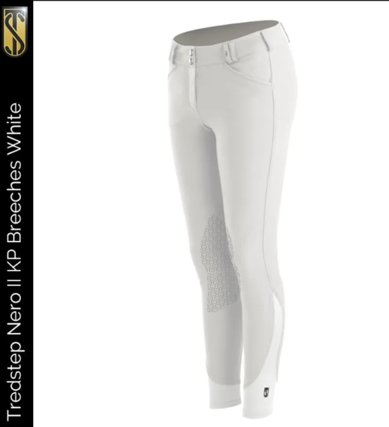 Nero II Knee Patch Breeches White