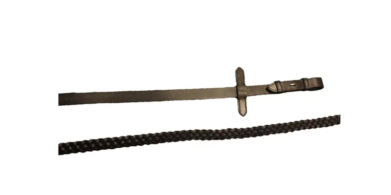 Classic Plaited Reins Brown
