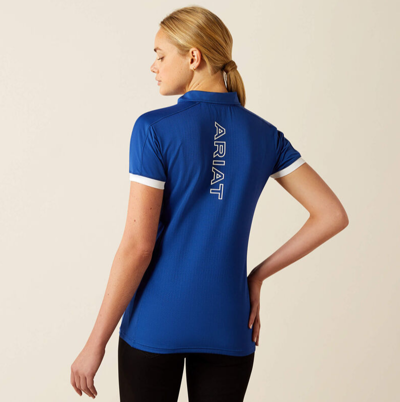 Ariat Bandera Team 1/4 Zip Polo Shirt-4