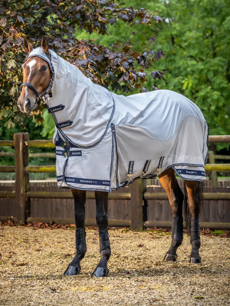 Kudos Shower Pro Waterproof Fly Rug Grey
