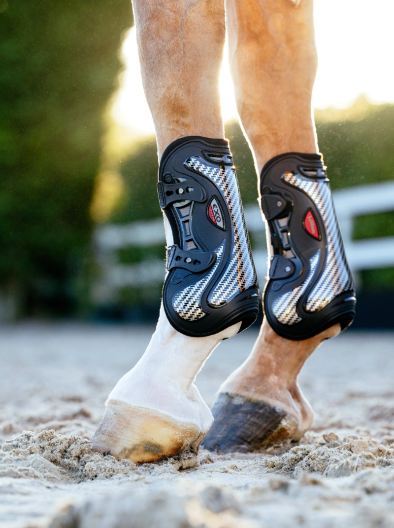 Exo-Flex Tendon Boot Black/Silver-2