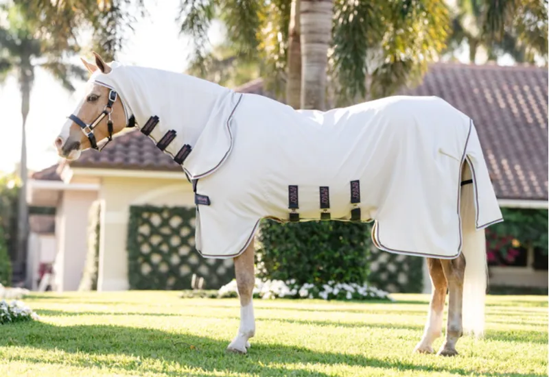 Horseware Amigo Ripstop Pony Hoody Silver/Lime/Pink