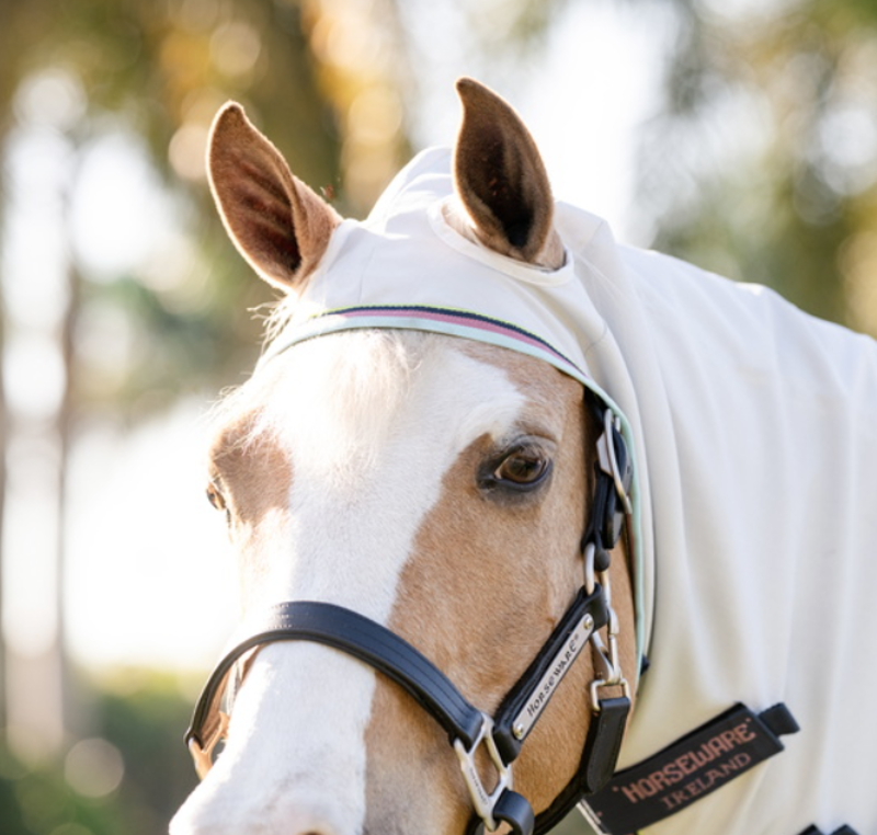 Horseware Amigo Ripstop Pony Hoody Silver/Lime/Pink-2
