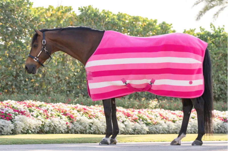 Horseware Newmarket Fleece Cooler Pink