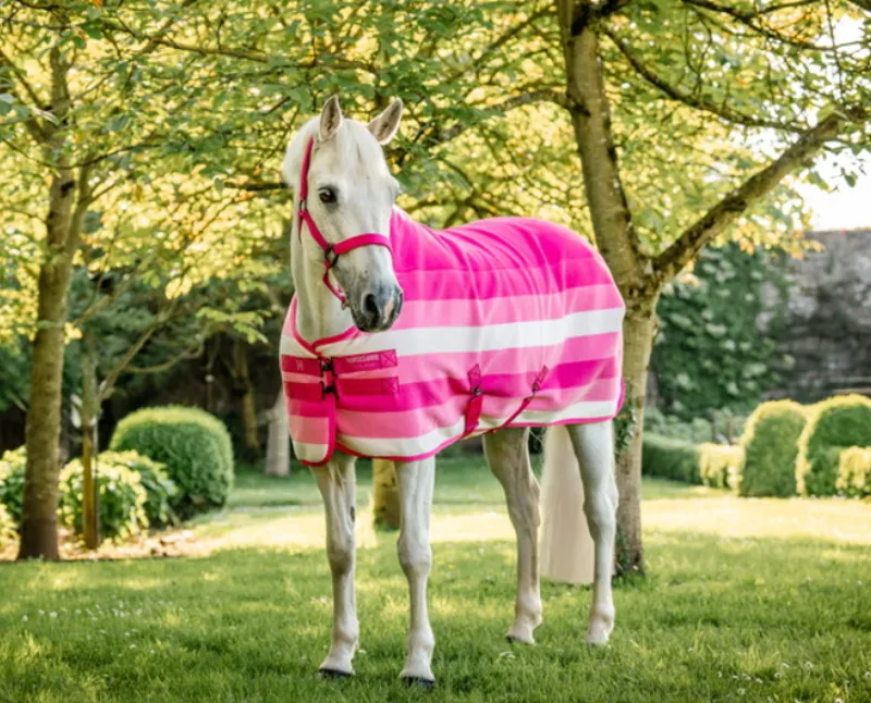 Horseware Newmarket Pony Fleece Cooler Pink