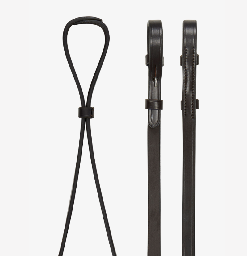 Curb Rein Brown/Silver