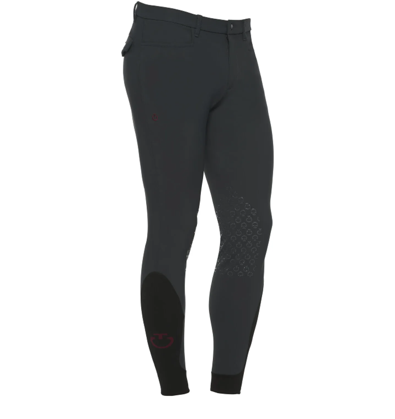 Cavalleria Toscana Mens Knee Grip Breeches New Grip System Charcoal Grey-3