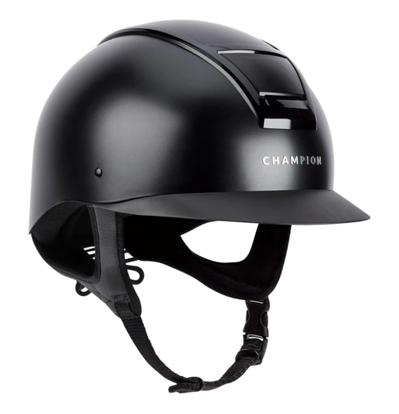 Insight Peaked Helmet Oval Matt Black/Gloss Black Top