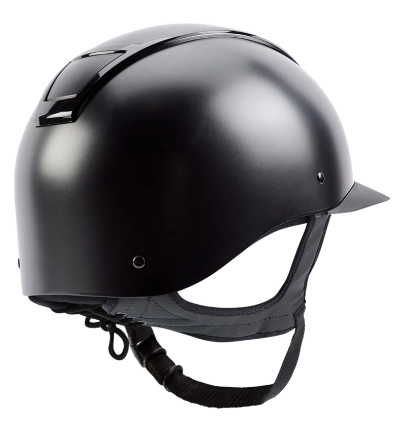 Insight Peaked Helmet Oval Matt Black/Gloss Black Top-1