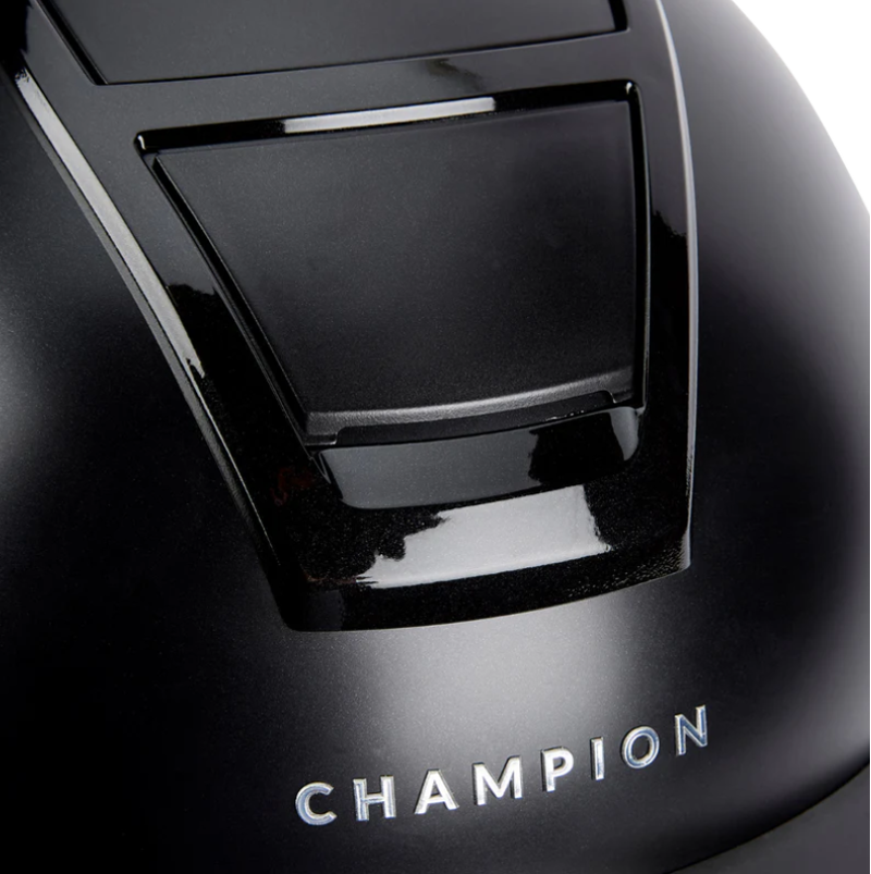 Insight Peaked Helmet Oval Matt Black/Gloss Black Top-2