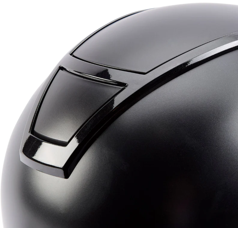 Insight Peaked Helmet Oval Matt Black/Gloss Black Top-3