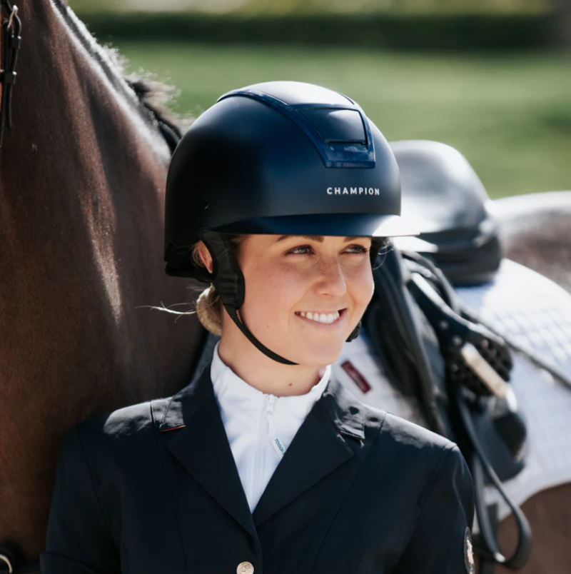 Insight Peaked Helmet Oval Matt Black/Gloss Black Top-4