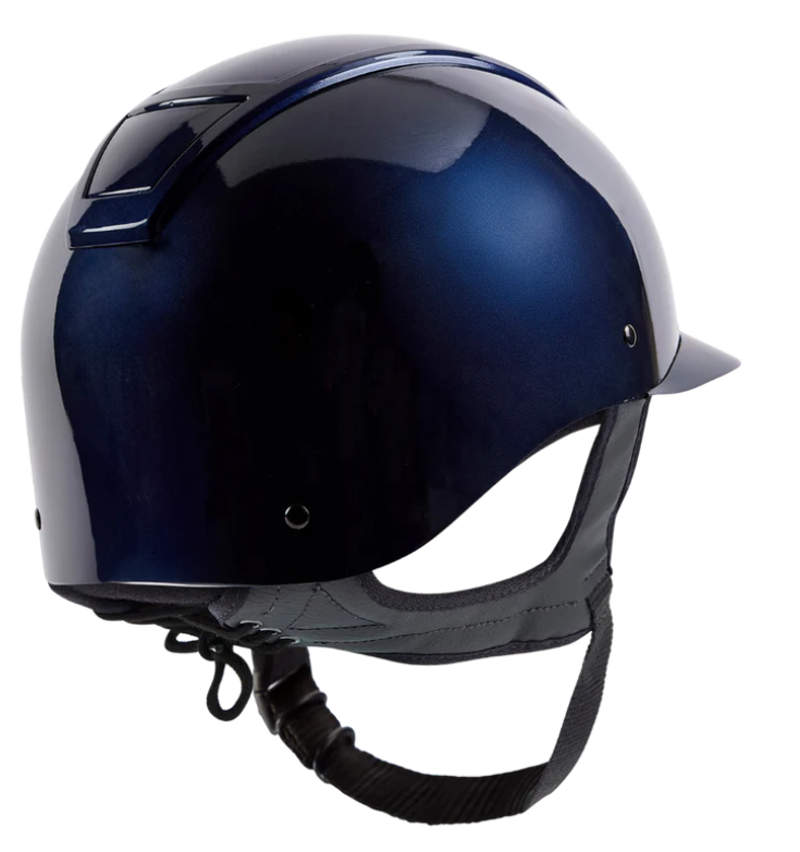 Insight Peaked Helmet Oval Matt Navy/Glossy Navy Top-1