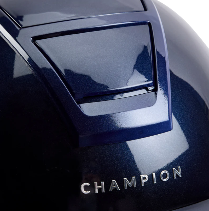 Insight Peaked Helmet Oval Matt Navy/Glossy Navy Top-2