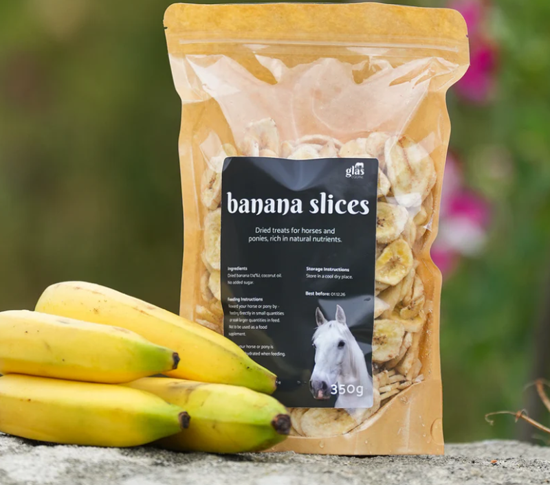 Natural Dried Banana Horse Treats