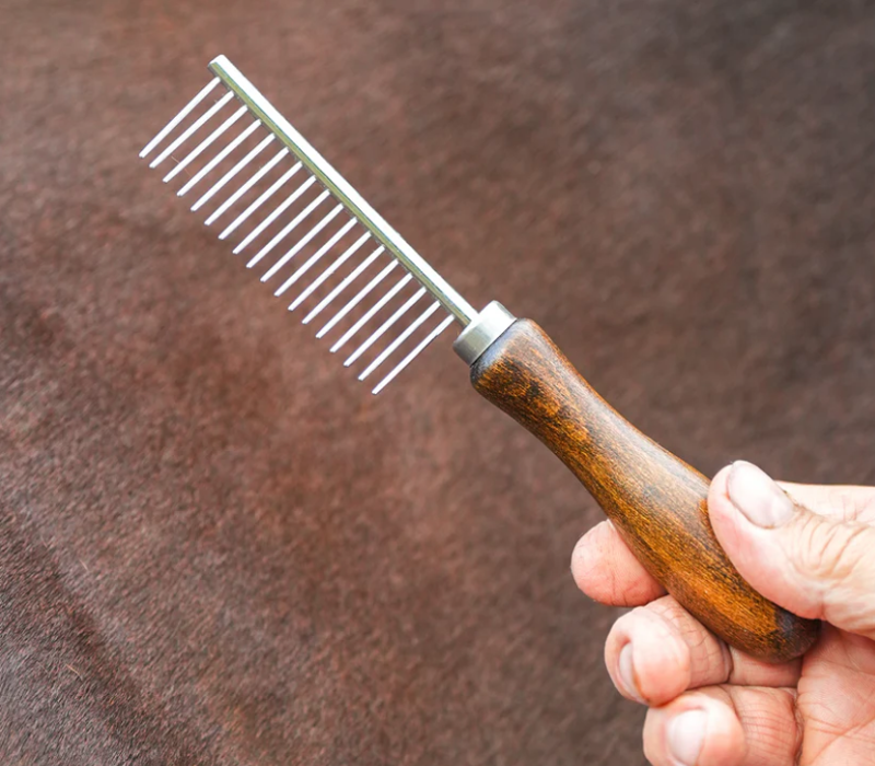 Glas Wooden Plaiting Comb