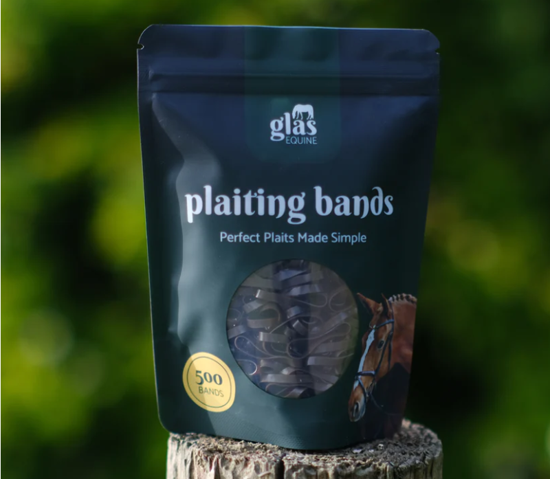 Glas Plaiting Bands - Brown