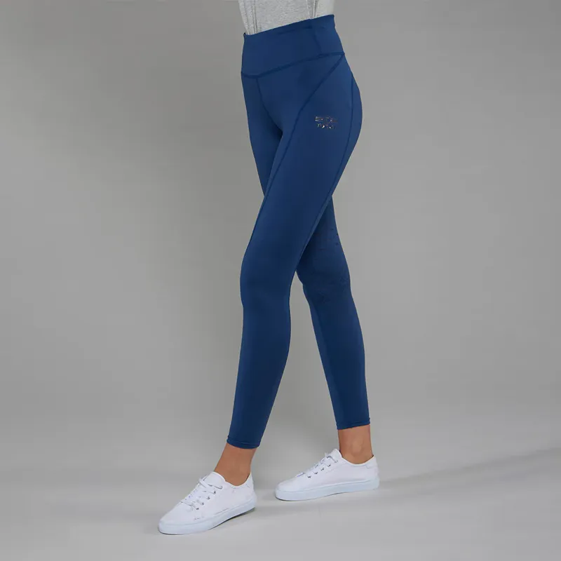 Toggi Sculpt Curzon Womens Riding Tights Deep Blue-2