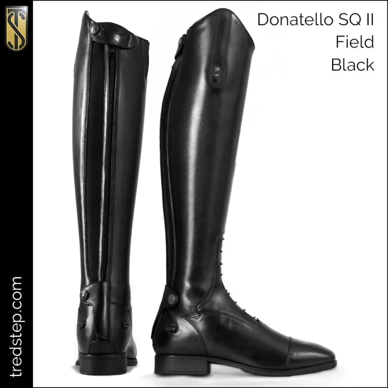 Tredstep Donatello SQII Field Tall Boots Black Regular Height Reg Plus-2