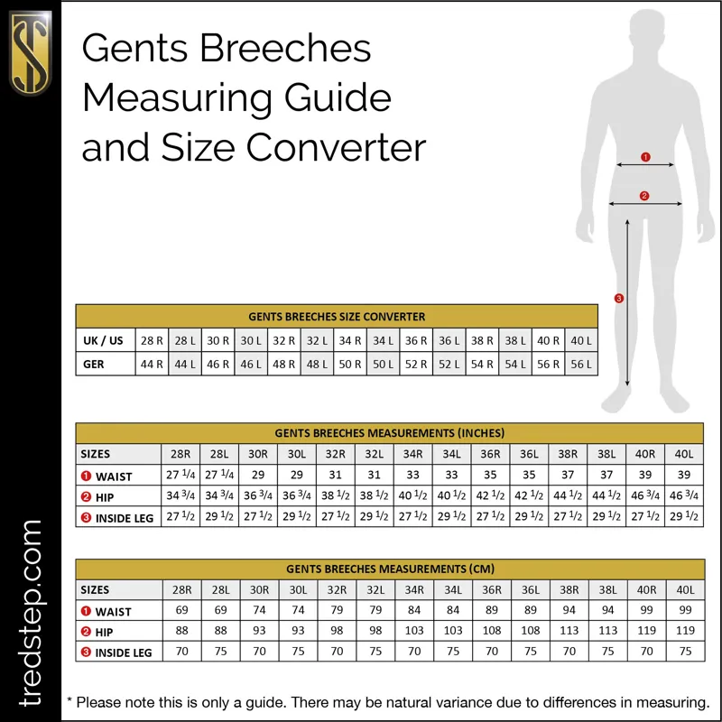 Tredstep Symphony Verde Gents Knee Patch Breeches White-1