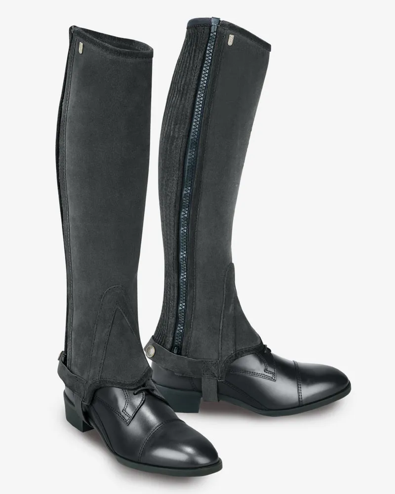 Tredstep Original Half Chaps Black Suede