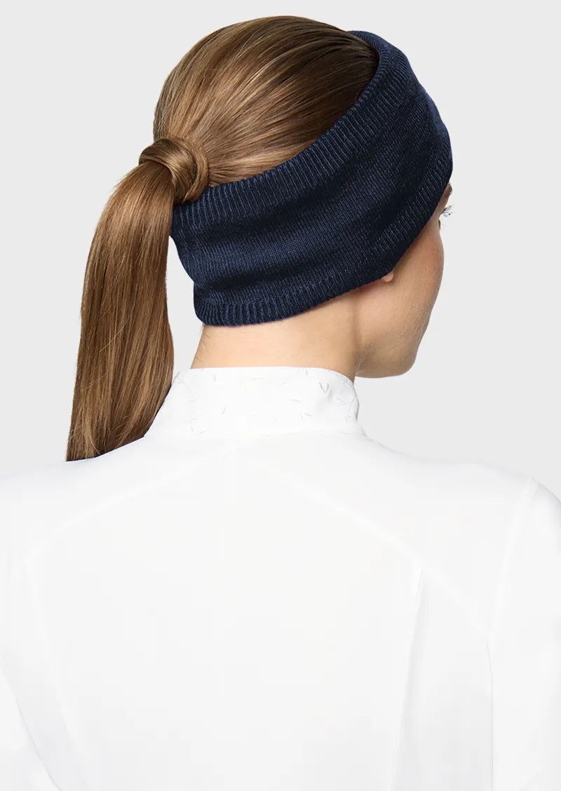 Amalie Crystal Headband Navy-1