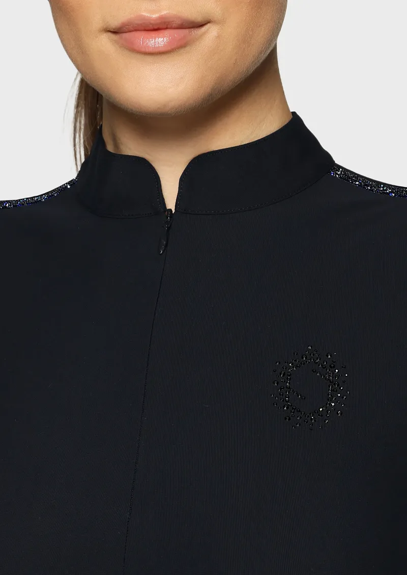 Samshield Bruna Premium Short Sleeve Training Top Navy-1