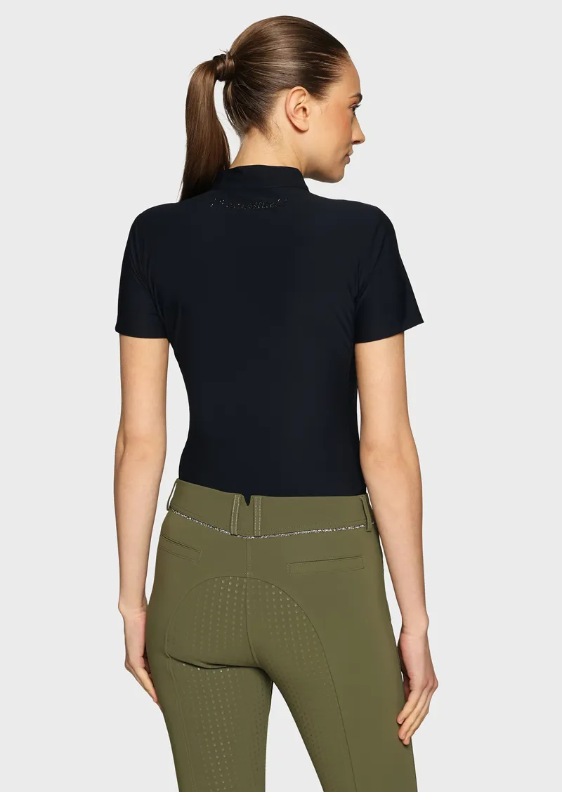 Samshield Bruna Premium Short Sleeve Training Top Navy-2