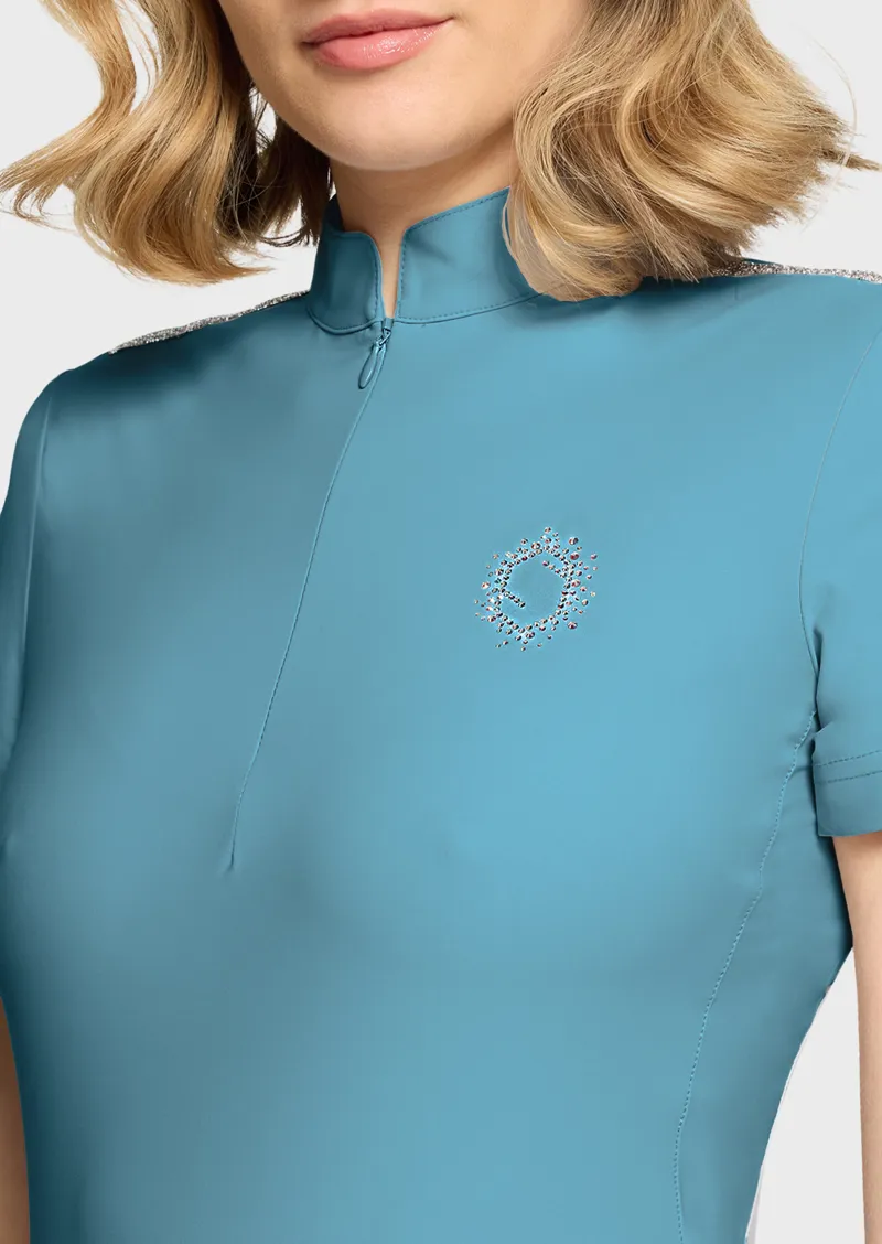 Samshield Bruna Premium Short Sleeve Training Top Neptune-1