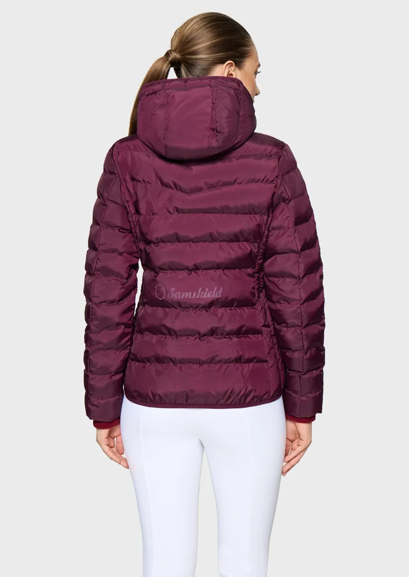 Courchevel Light Puffer Plum-1