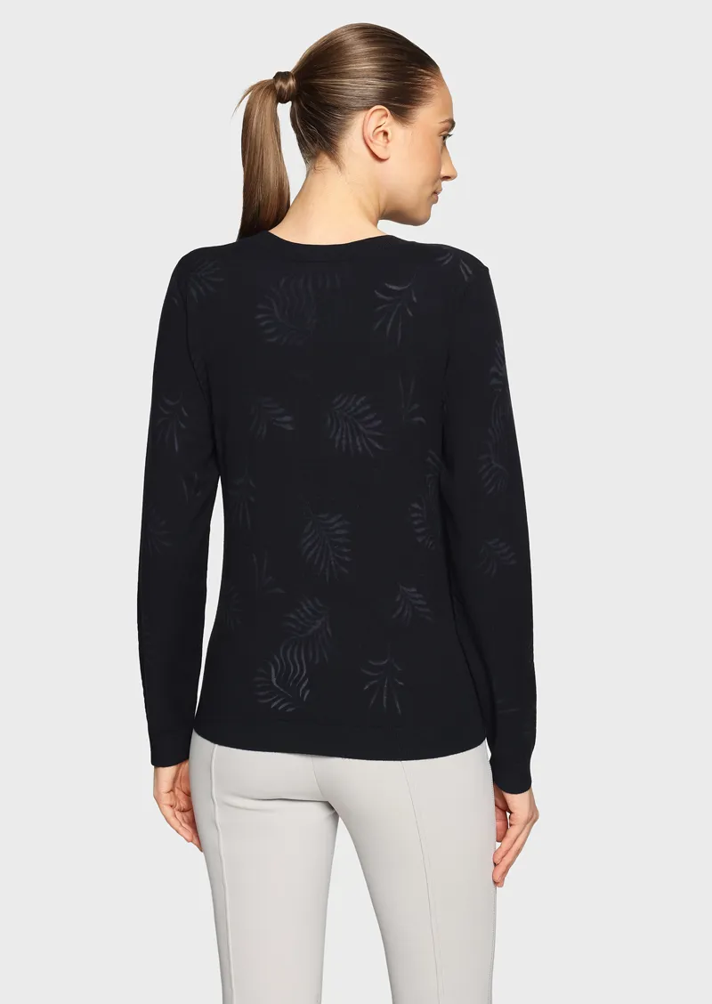 Samshield Phoebe Crystal Ferna Knit Navy-1