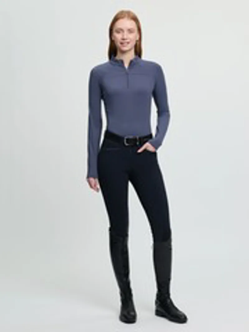 LeMieux Airflow Long Sleeve Base Layer Shadow-2