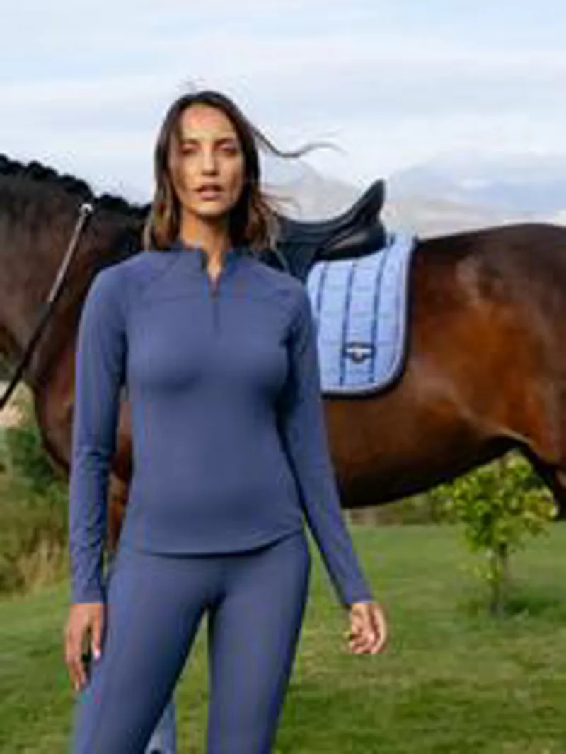 LeMieux Airflow Long Sleeve Base Layer Shadow-1