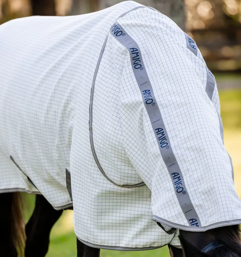 Amigo Summer Sheet Plus Navy Check-2