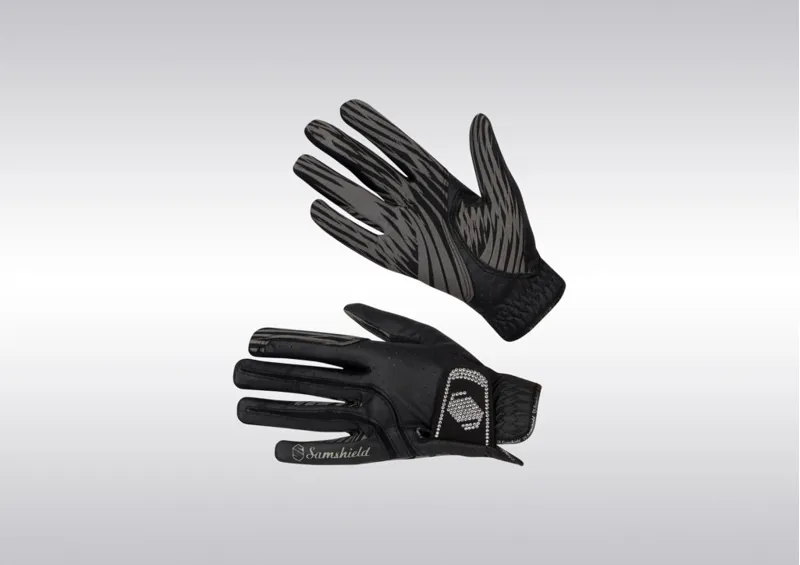 Samshield V-Skin Swarovski Gloves Black