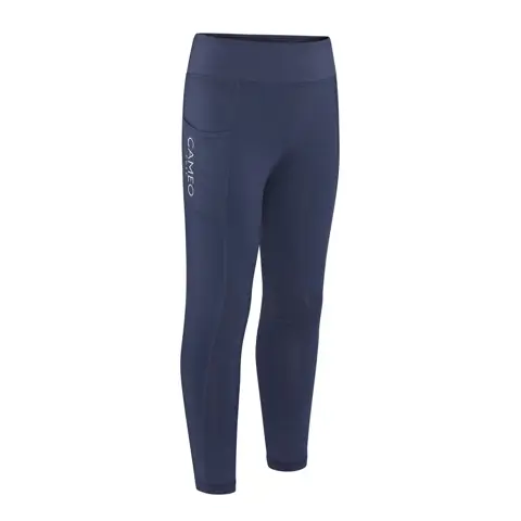 Collant D'équitation Style Denim - Marque Cameo Performance Collant D'équitation Style Denim - Marque Cameo Performance