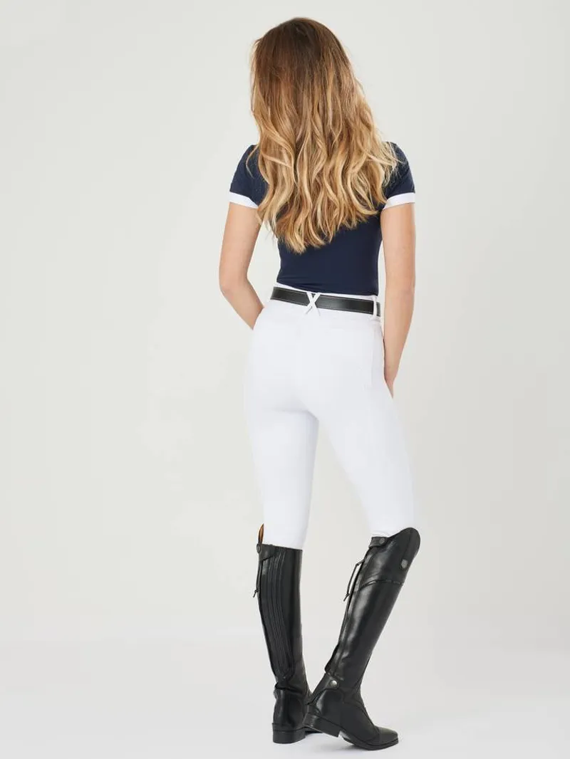 LeMieux Demi Pull On Bregging Full Seat White-3