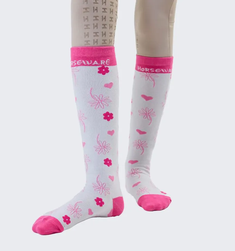 Horseware Kids Socks Pink