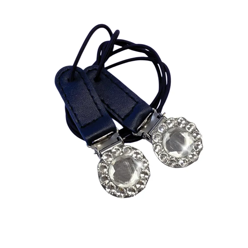 Navy Crystal Showing Number Clips One Size